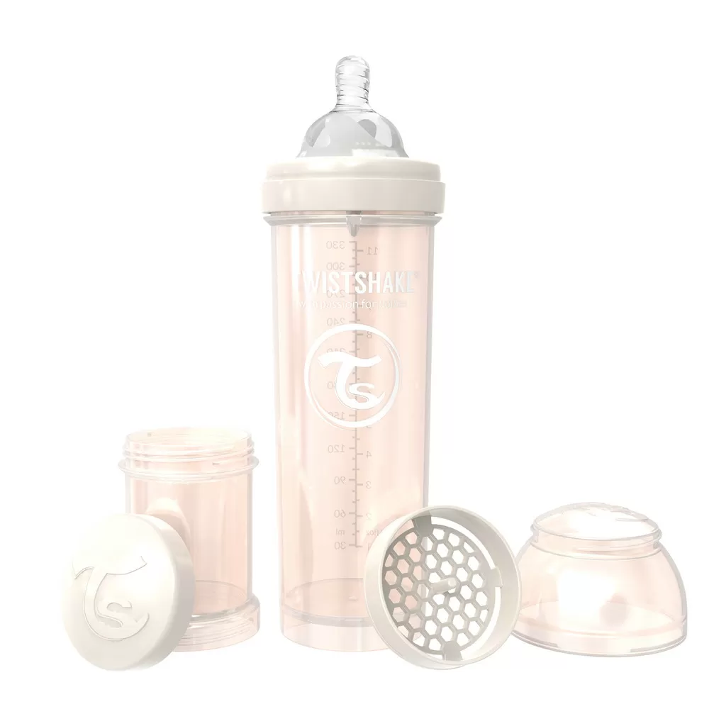 Twistshake Anti-Colic sutteflaske 4 mdr  330 ml - Champagne