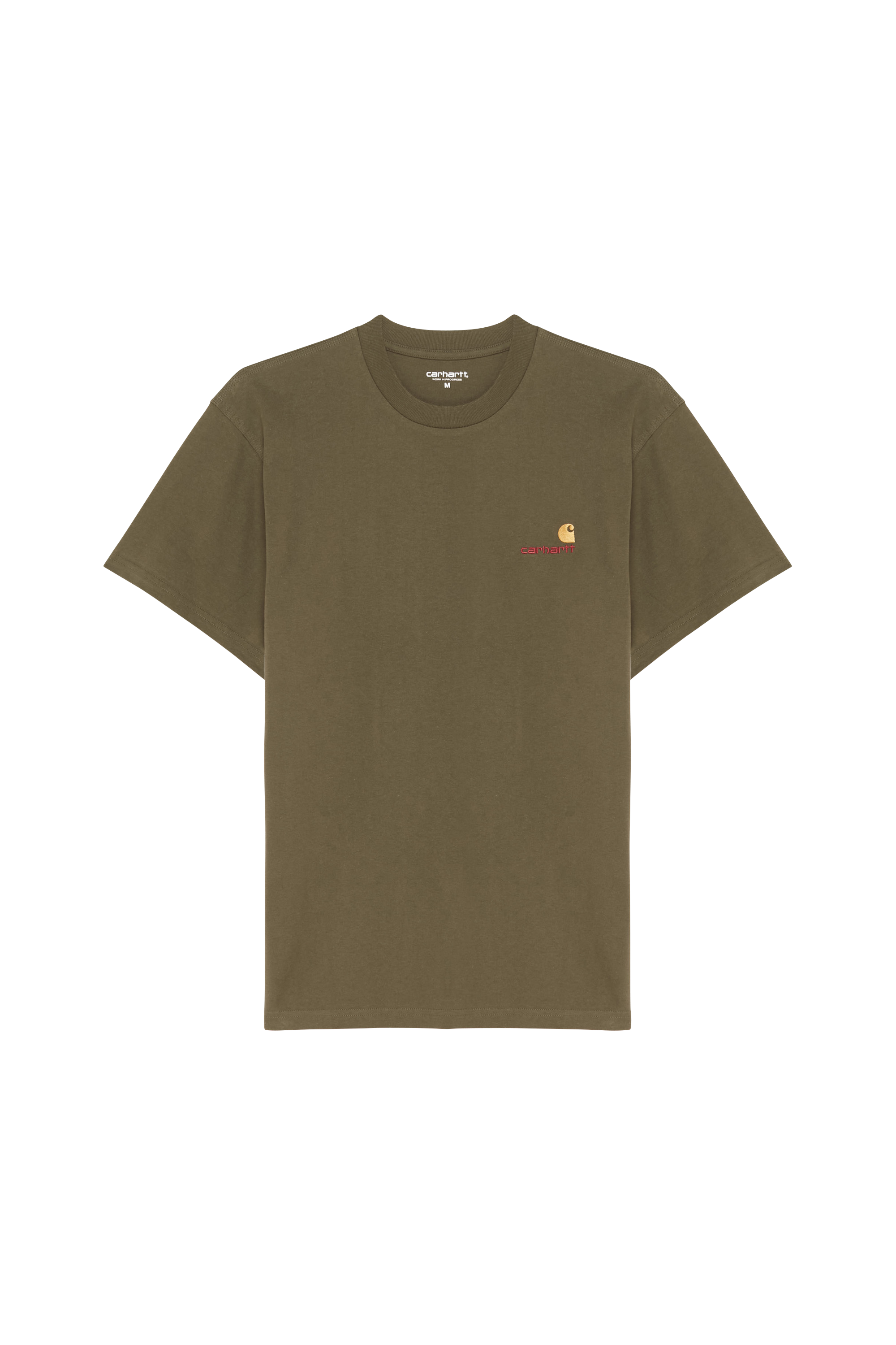 CARHARTT WIP T-shirt AMERICAN SCRIPT Kaki