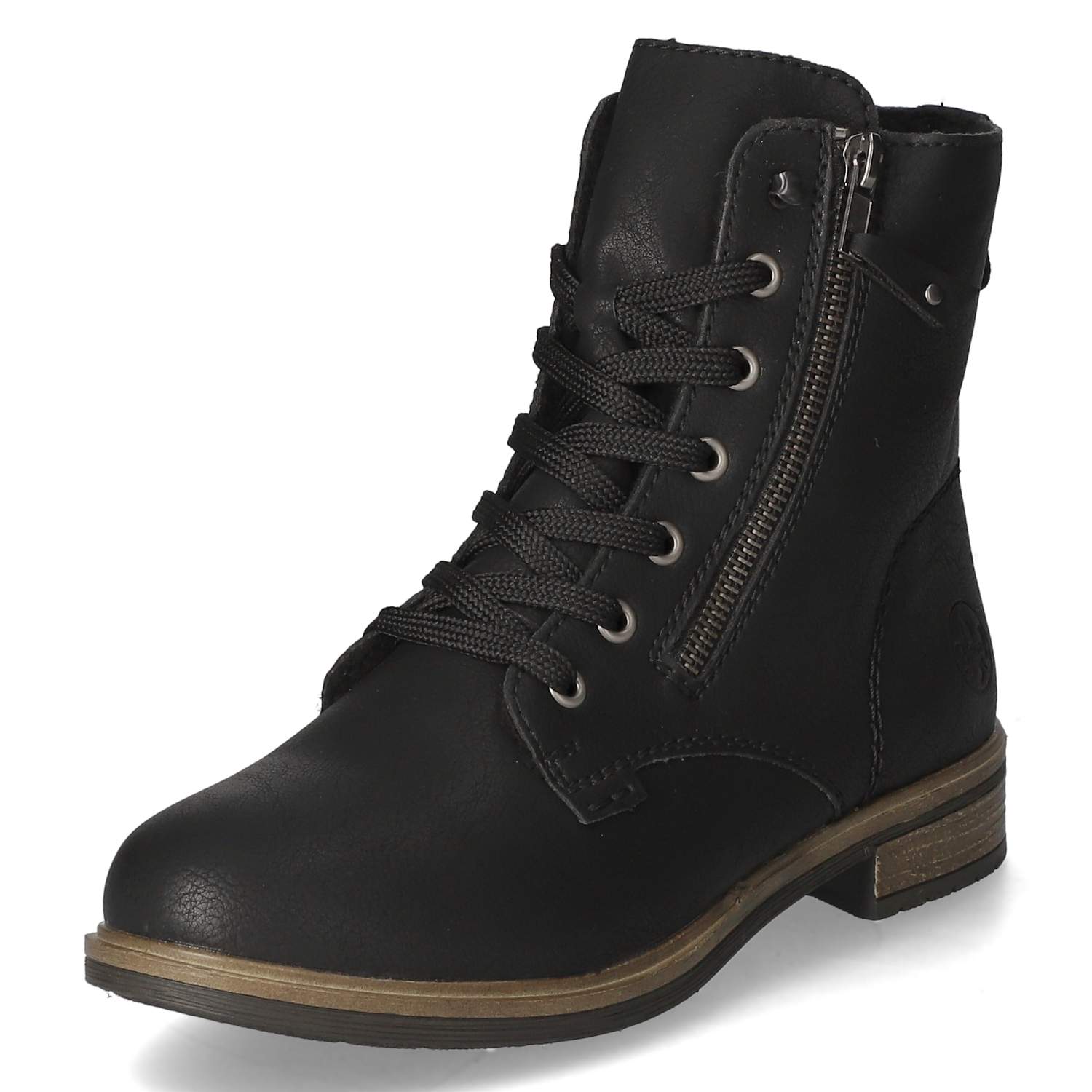 Rieker Schnürstiefeletten - schwarz
