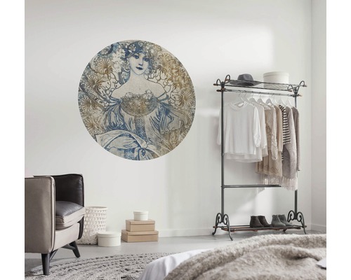 Zelfklevend fotobehang D1-042 Dot Goddess Ø 125 cm