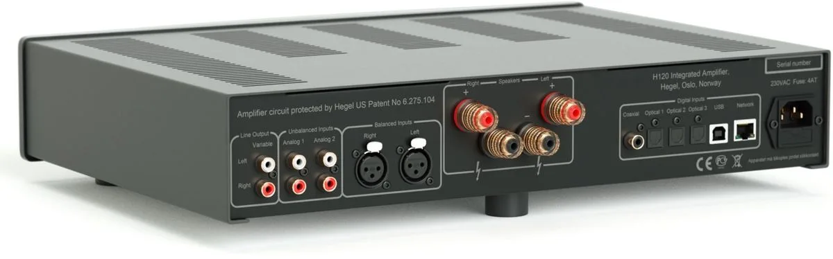 Hegel H120 Noir Amplis DAC
