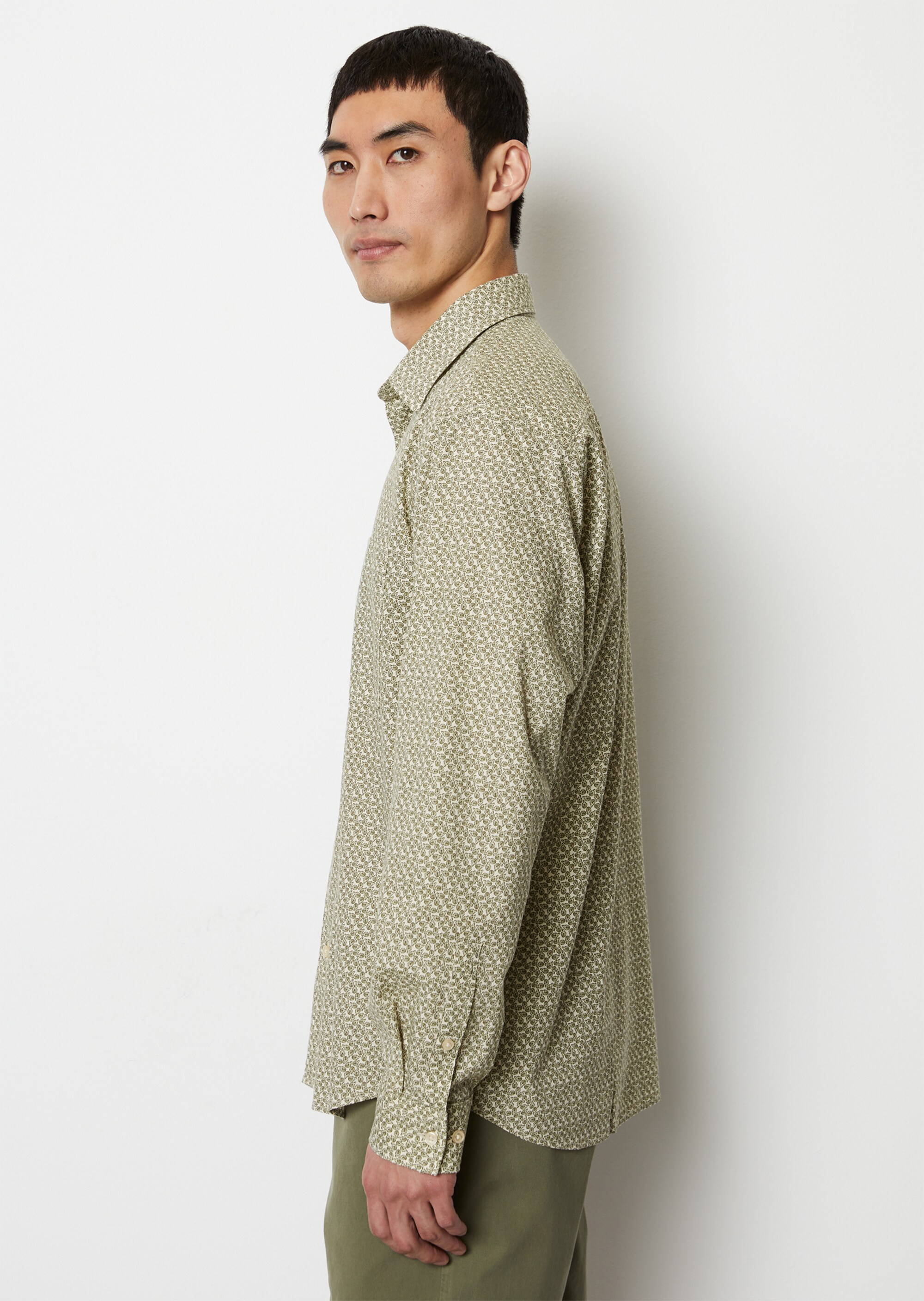 Hemd regular mit Allover-Print