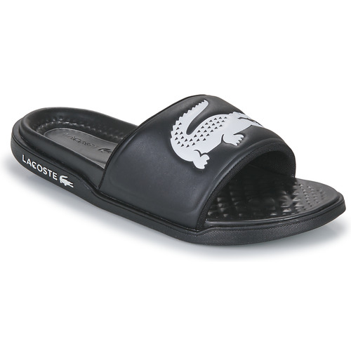 Lacoste - CROCO SLIDE Negro / Blanco