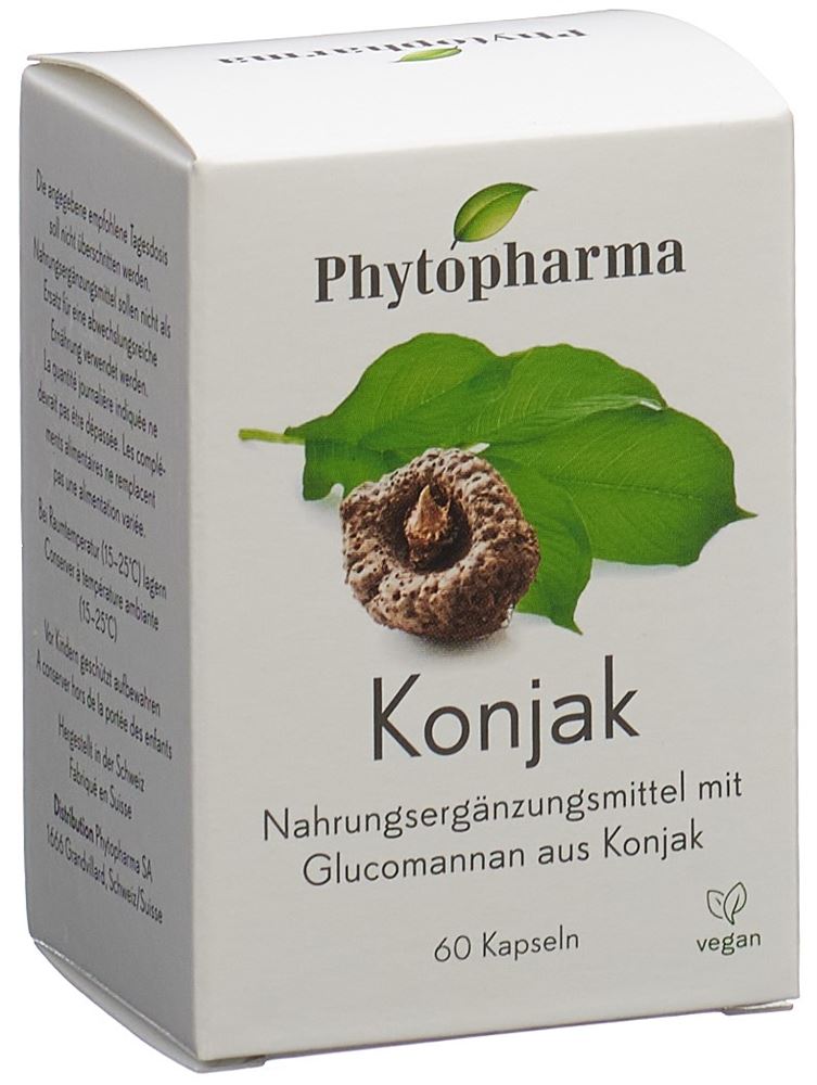PHYTOPHARMA Konjak<br>60 Stück, Dose, Kapsel