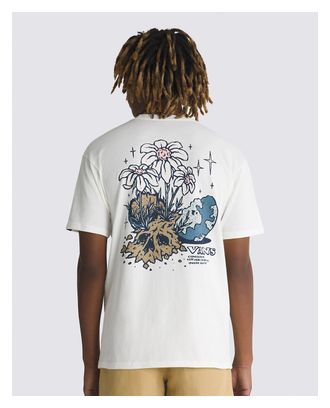 T-Shirt Vans Whats Inside Blanc / Bleu