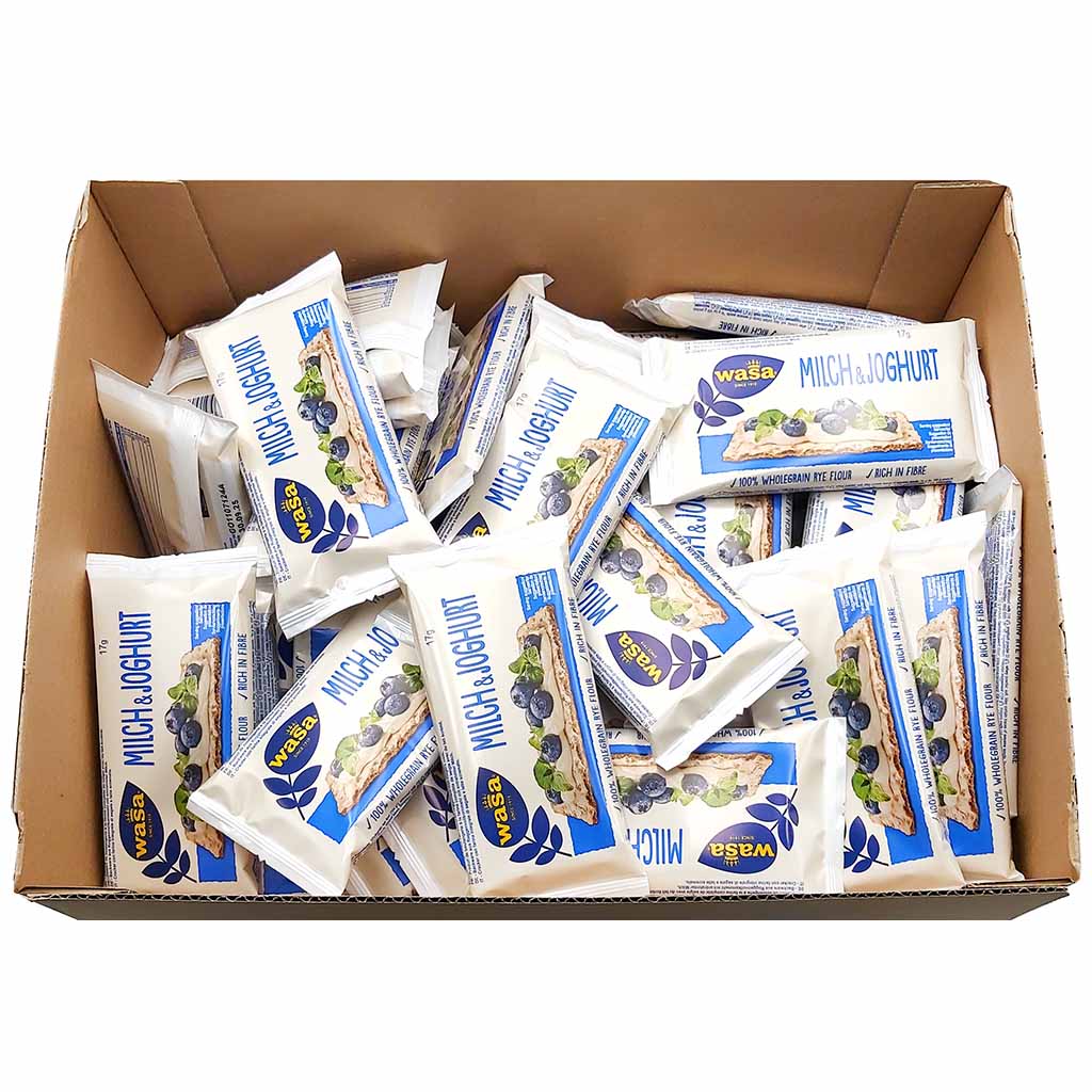 Wasa Knäckebrot Milch & Joghurt 120x17g= 2,04 kg MHD:30.9.25
