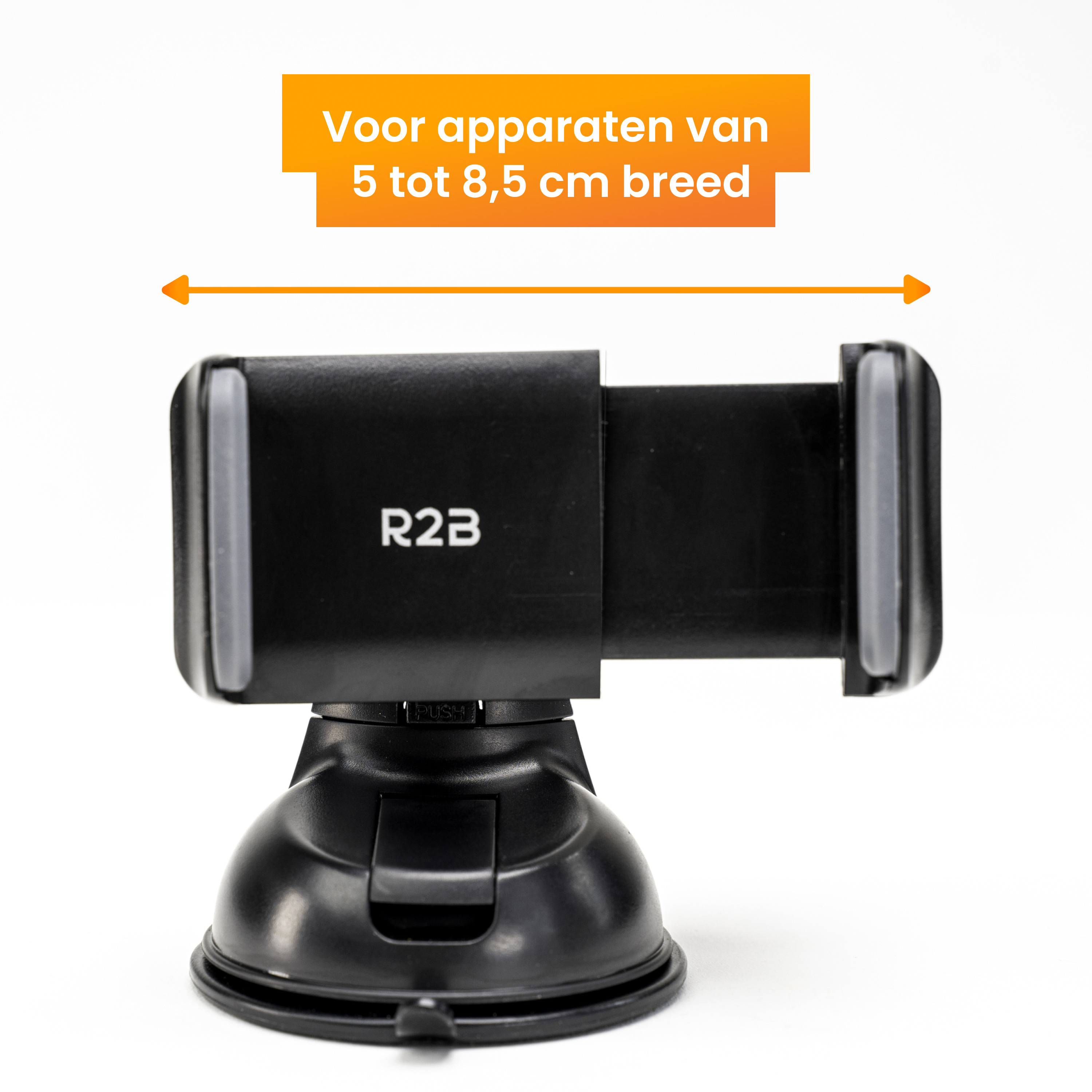 R2B Compacte Auto Telefoonhouder Zuignap