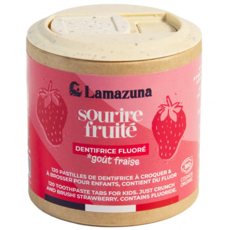 Lamazuna Dentifrice à croquer sourire fruité
