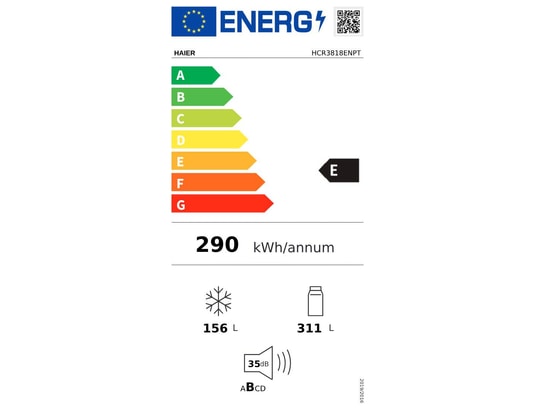 HAIER - Réfrigérateur 4 portes HCR38S18ENPT