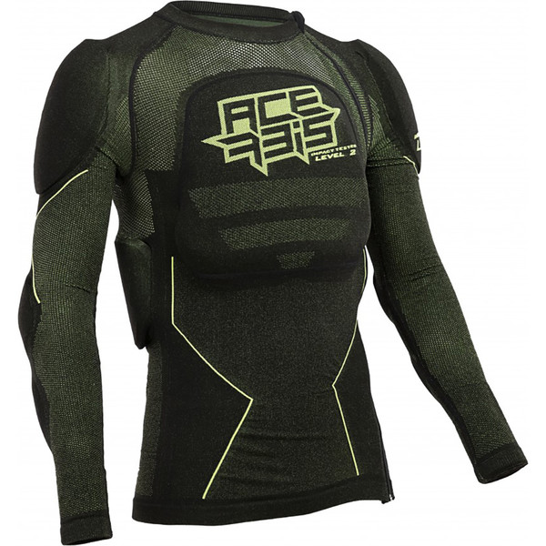 Acerbis - Gilet anatomique de protection enfant X-Fit Future Kid Level 2 Noir / Jaune fluo