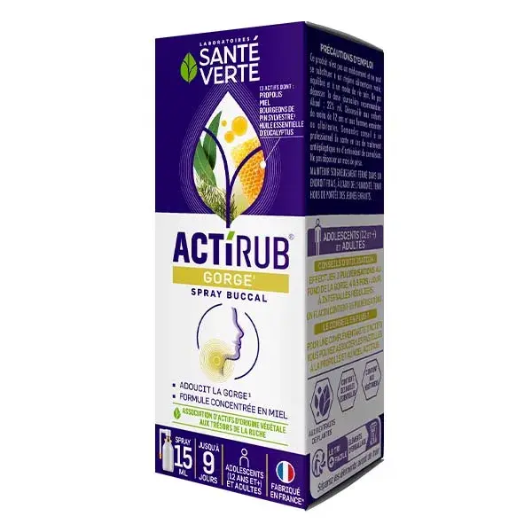 Santé Verte Actirub Spray Oral 15ml