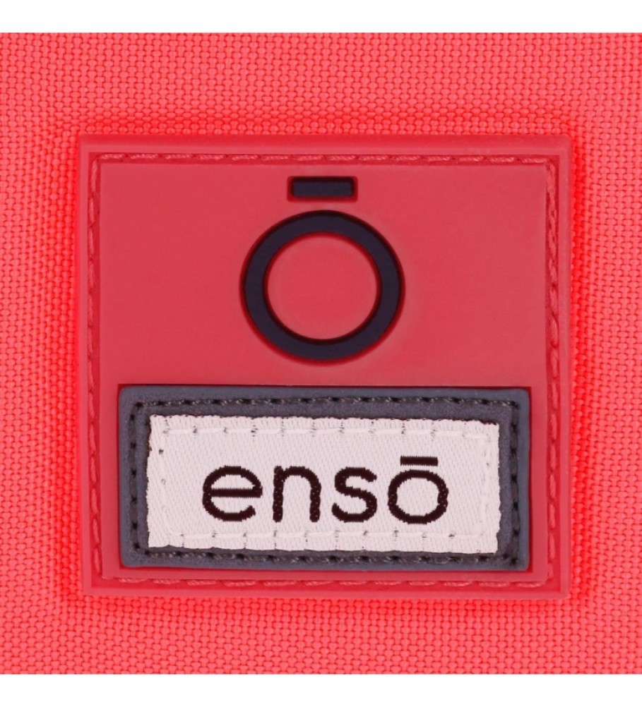 Enso Mochila con carro Basic -32x46x15cm- Rojo