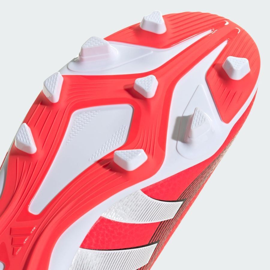 adidas Predator Club FxG Pure Victory - Lucid Red/Blanc/Noir Enfant
