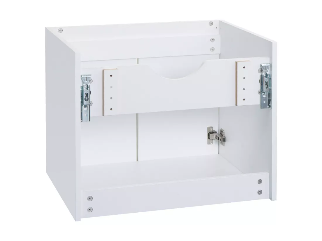 Meuble sous-lavabo MCW-L86, blanc