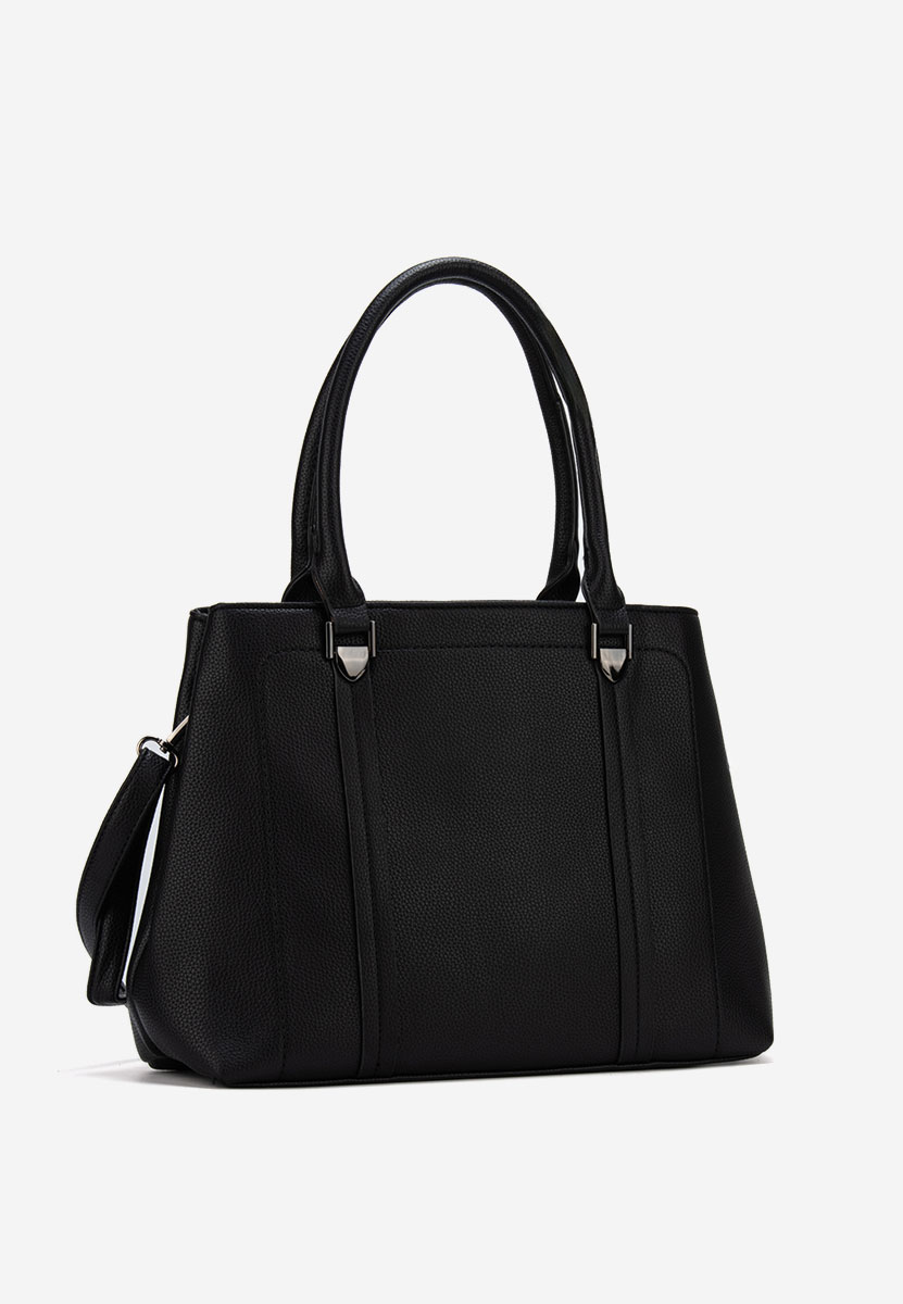 Sac à main noire Hamsa