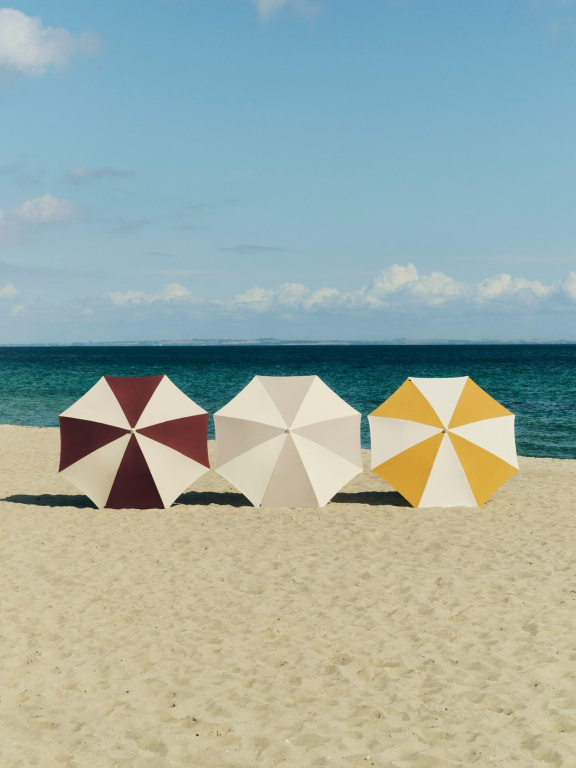 Hay Terrazza parasol achthoek wit en grijs