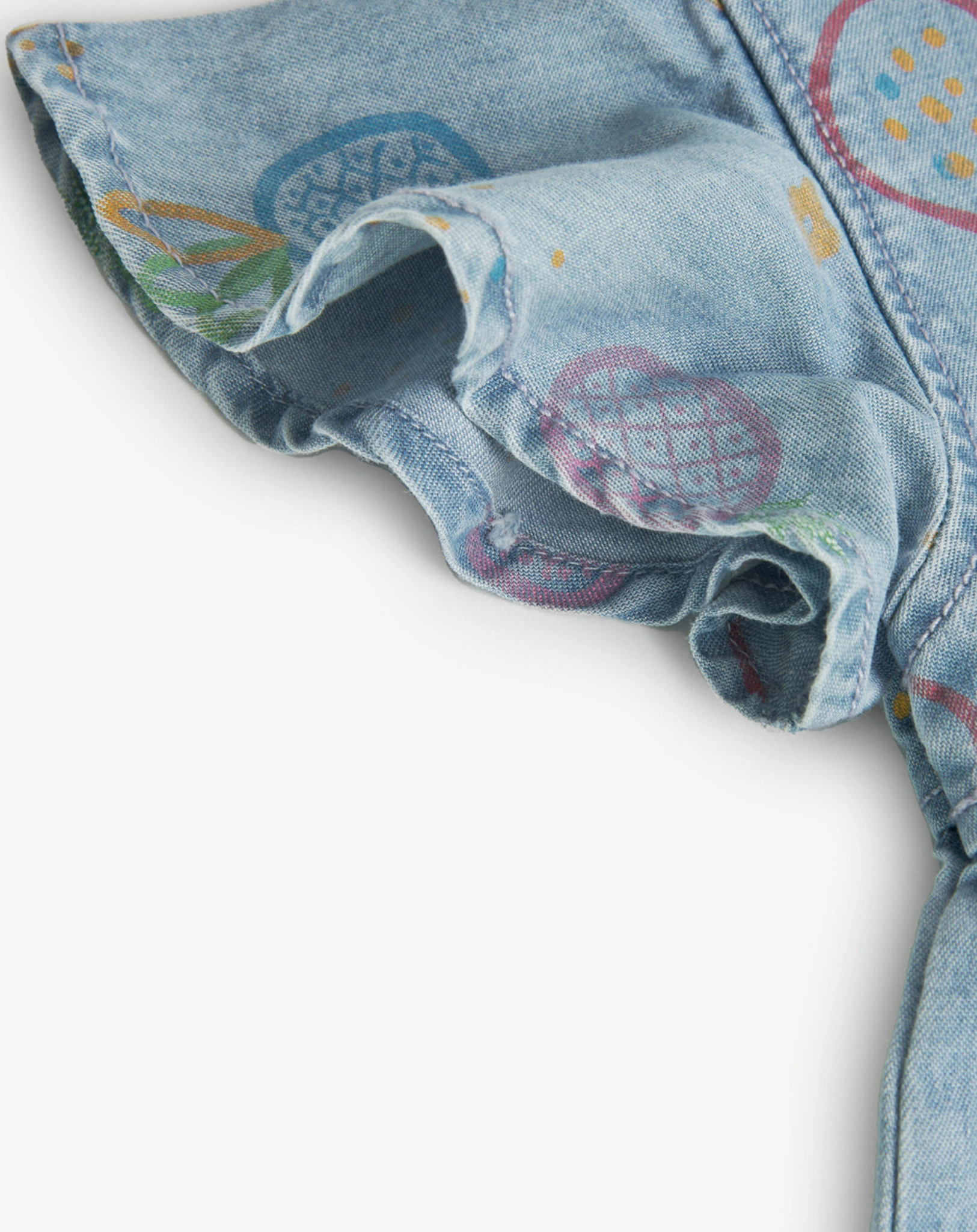 Jeanskleid FRÜHLING in hellblau