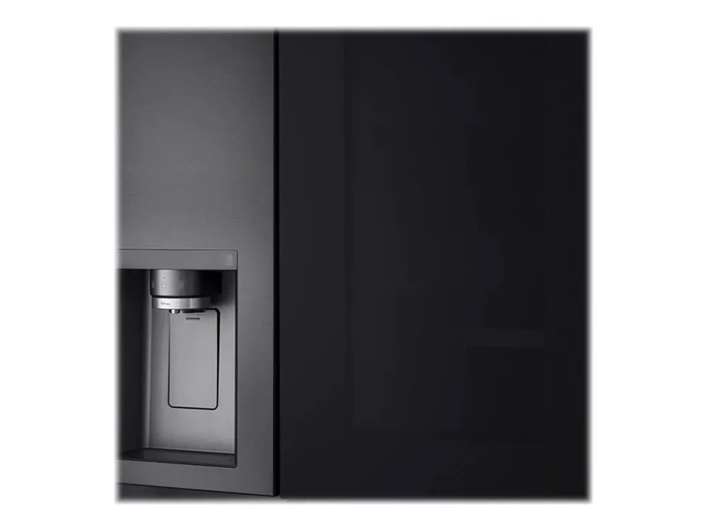 LG GSXV91MCAE - Køleskab/fryser - side ved side med vanddispenser, isdispenser - Wi-Fi - bredde: 91.3 cm - dybde: 73.5 cm - højde: 179 cm - 635 liter - Klasse E - matsort