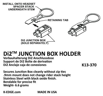 Support Boîtier de Connexion K-Edge Di2 Stem Support (Long)