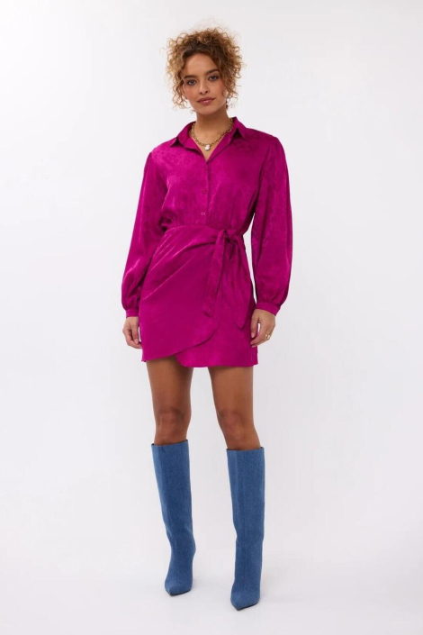 Ydence roze dames jurk