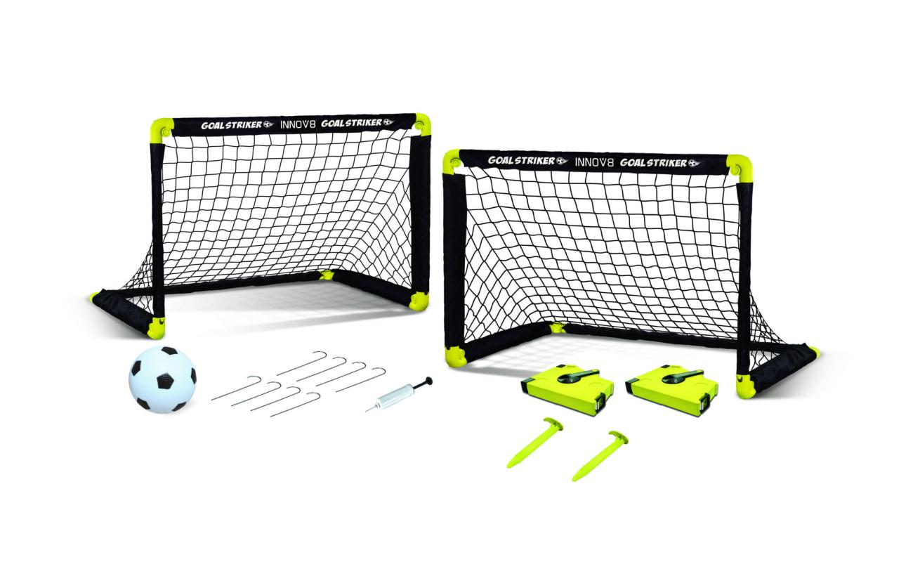 Anywhere Soccer Match voetbalveld met 2 goals
