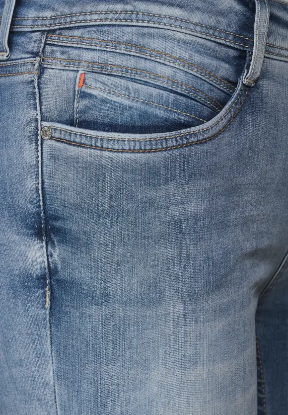 Slim Fit Jeans - light indigo random wash