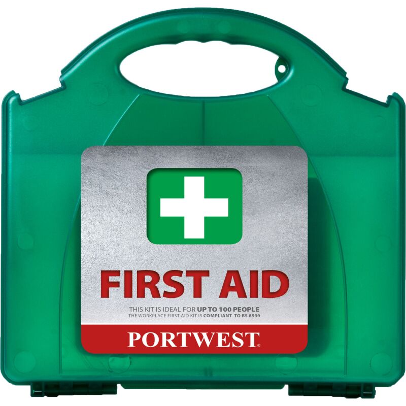 Portwest FA11 Kit secourisme en milieu de travail 25 personnes Vert