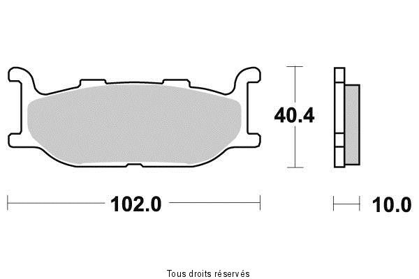 Sifam - Plaquettes de frein S1079N