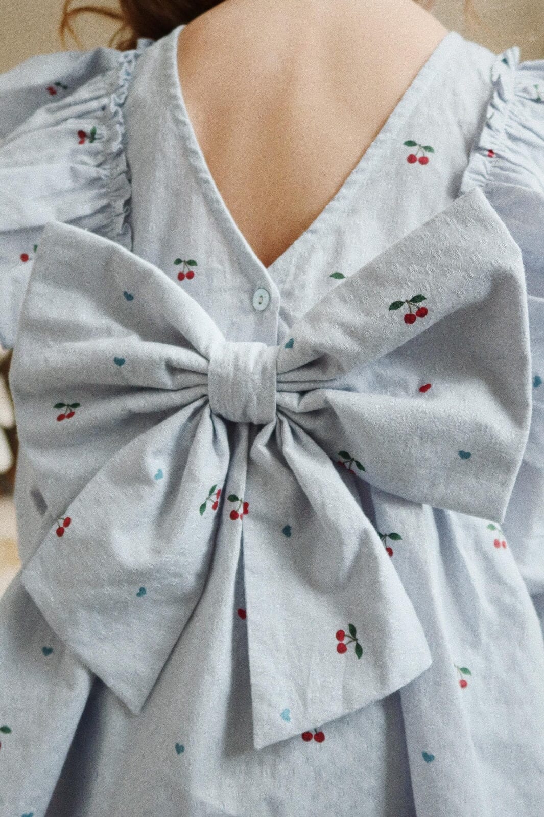 Konges Sløjd Evia Ls Bow Dress Gots
