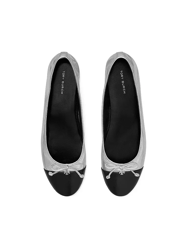 TORY BURCH Ballerina  silber