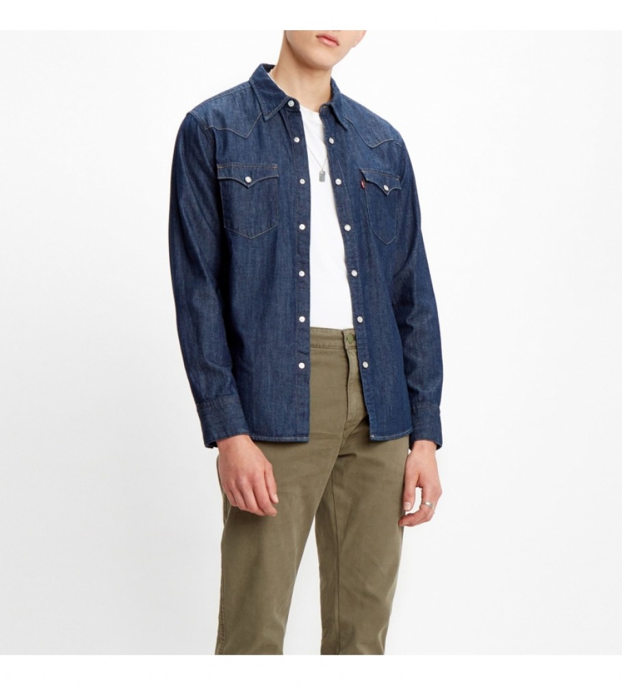 Levi's Camisa Bartstow Western marino