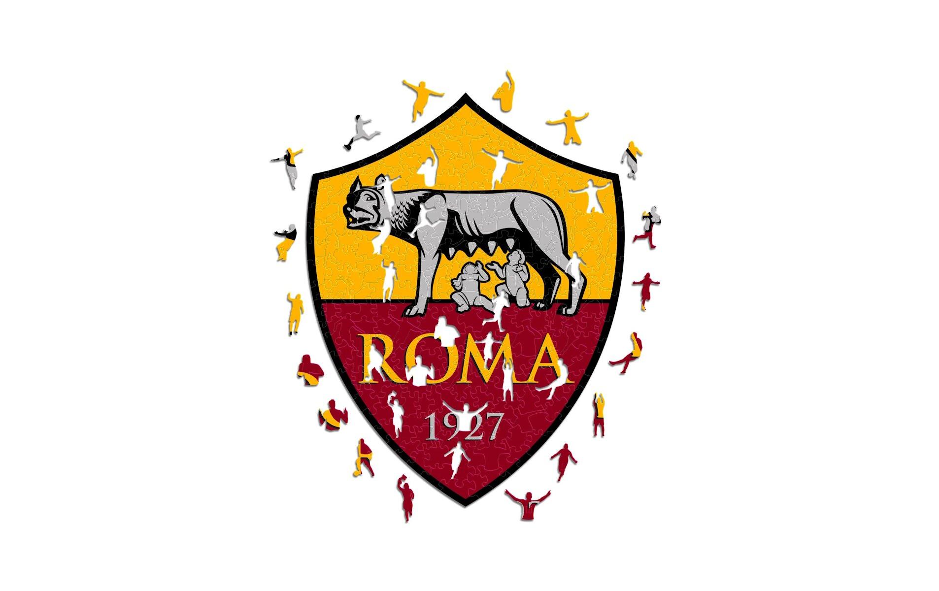 AS Roma – LogoOffizielles Holzpuzzle, Grösse M