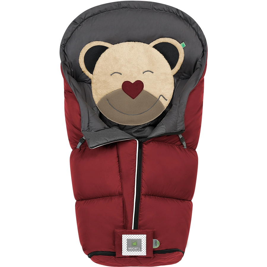 odenwälder Fußsack Mucki® L-cs red velvet