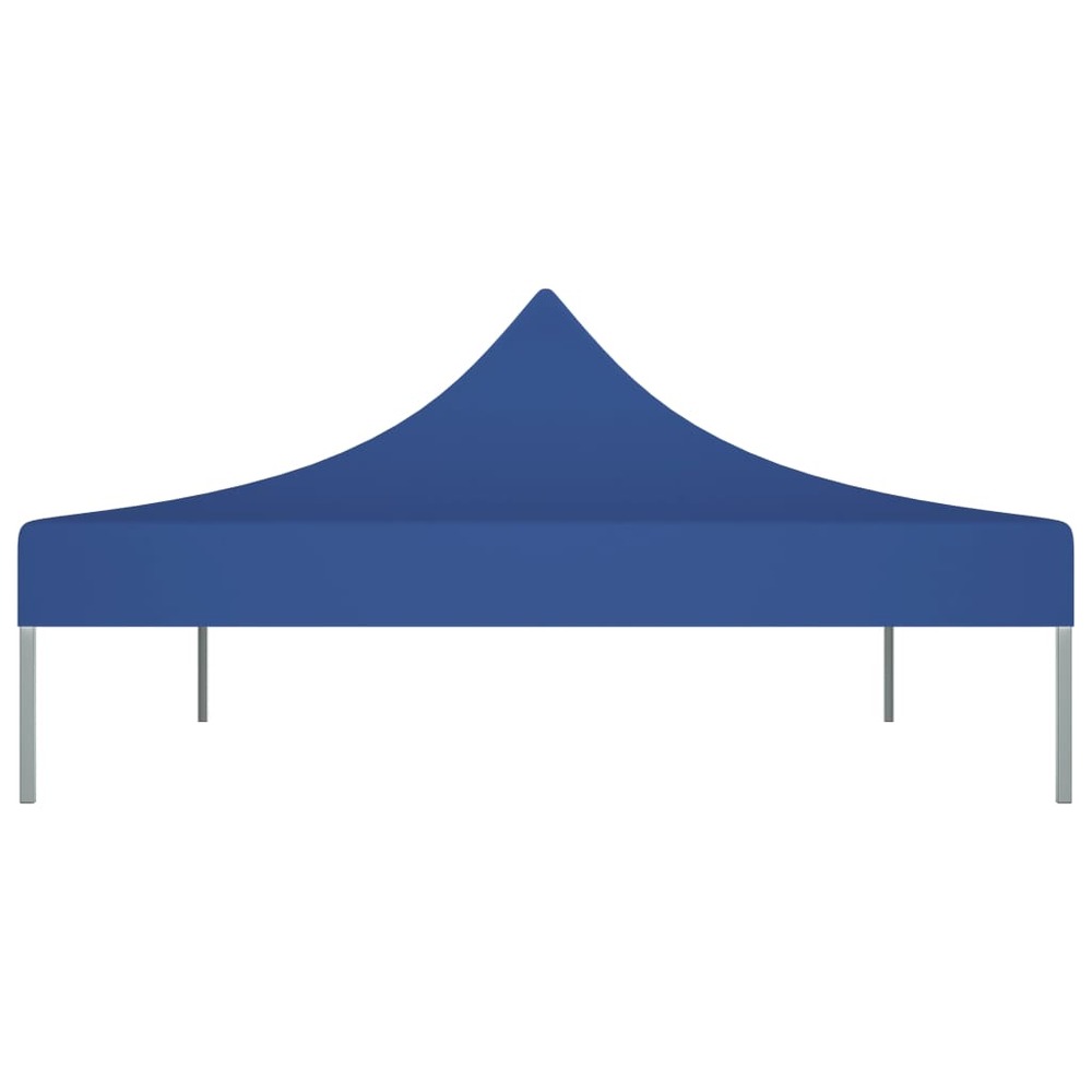 Toit de tente de réception 4,5x3 m bleu 270 g/m²