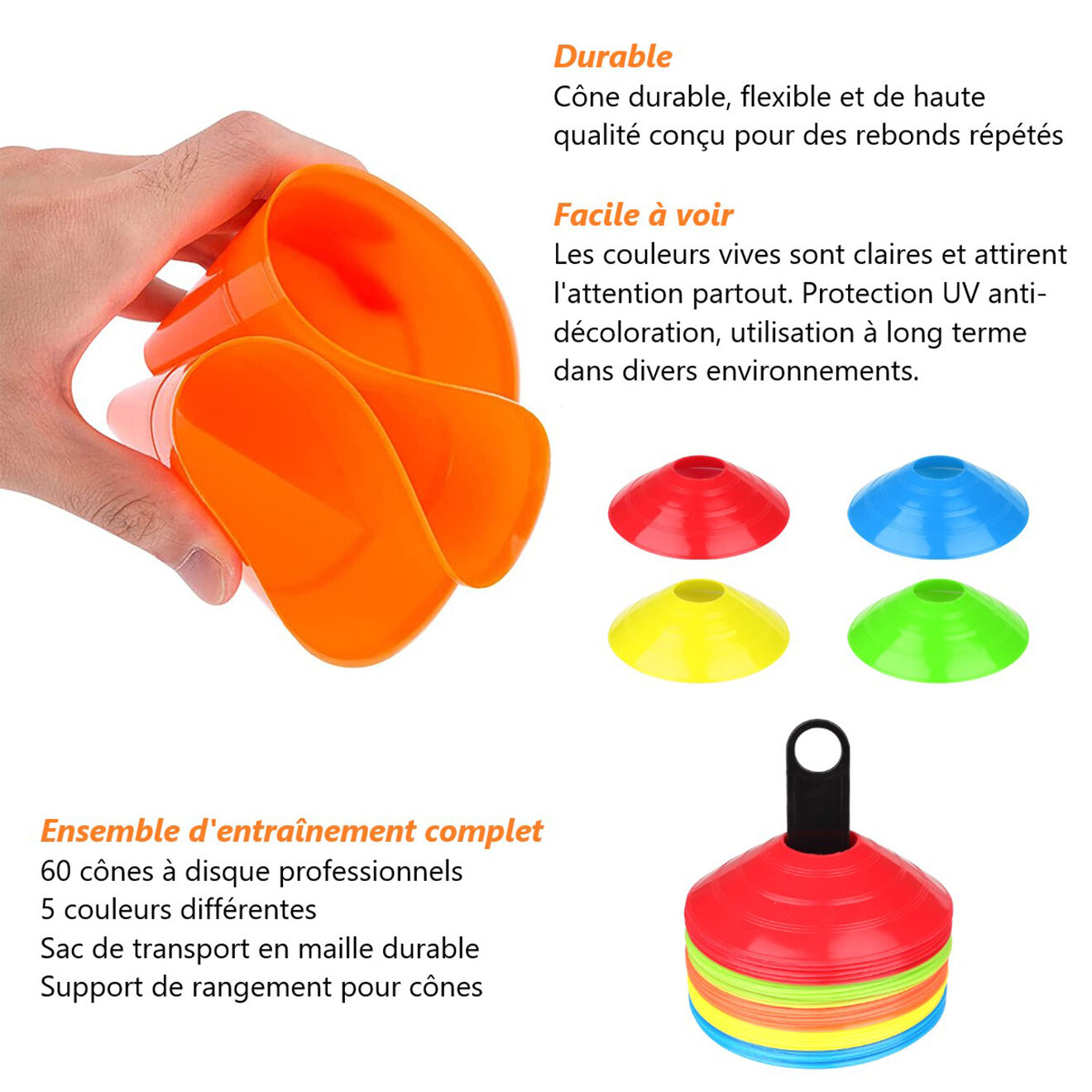 Onamaste Plots de sport multicolore
