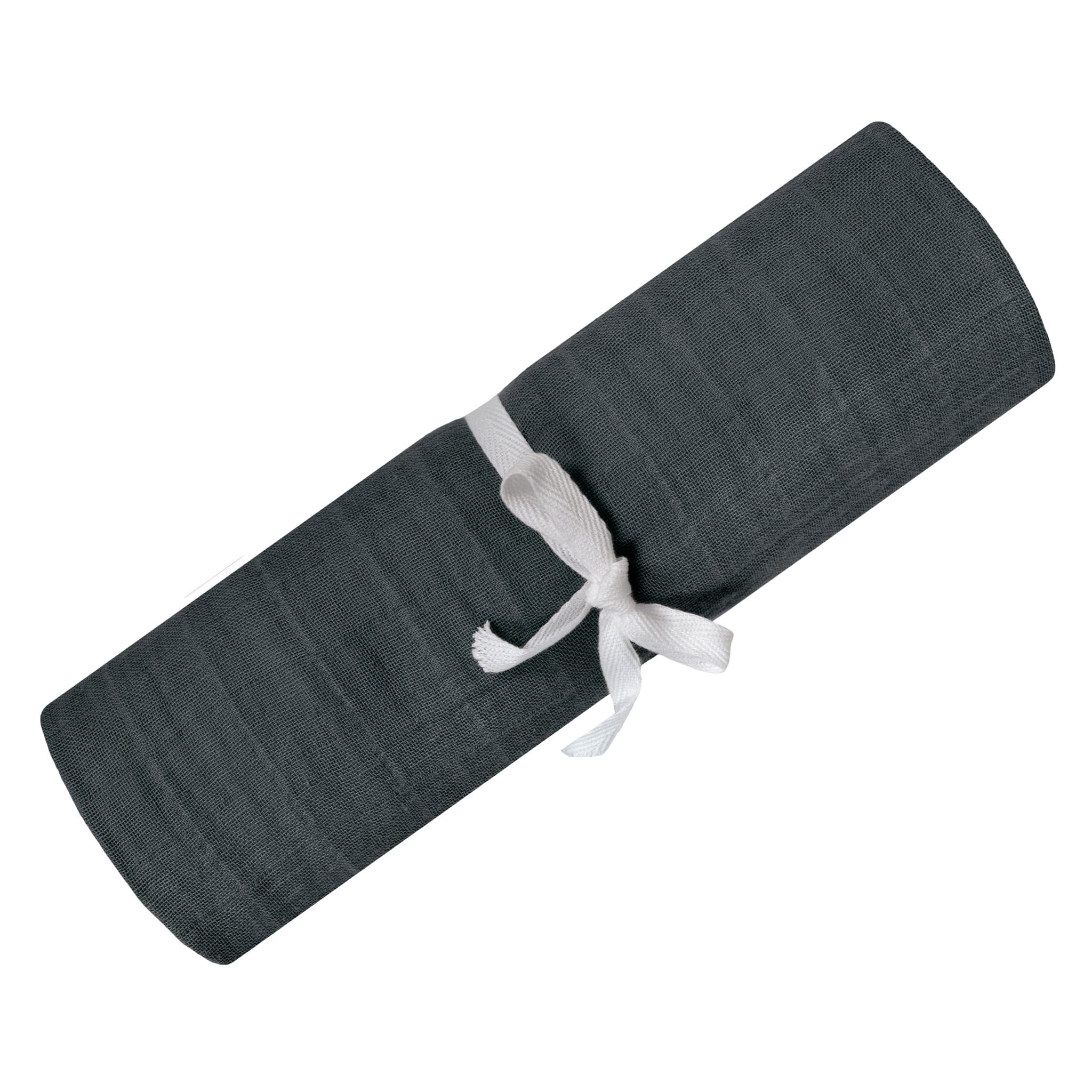 Perlimpinpin Couverture Mousseline - Charcoal