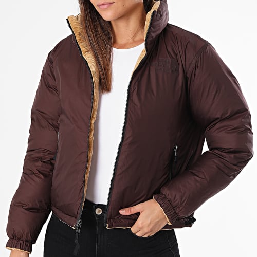 Doudoune Femme 92 Reversible Nuptse A831J Camel Marron