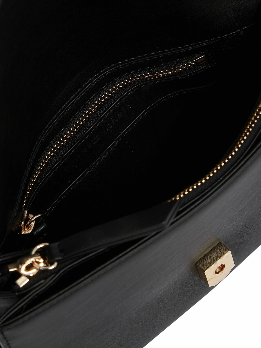 TOMMY HILFIGER<br>Bolsa de ombro com tachas TH HERITAGE
