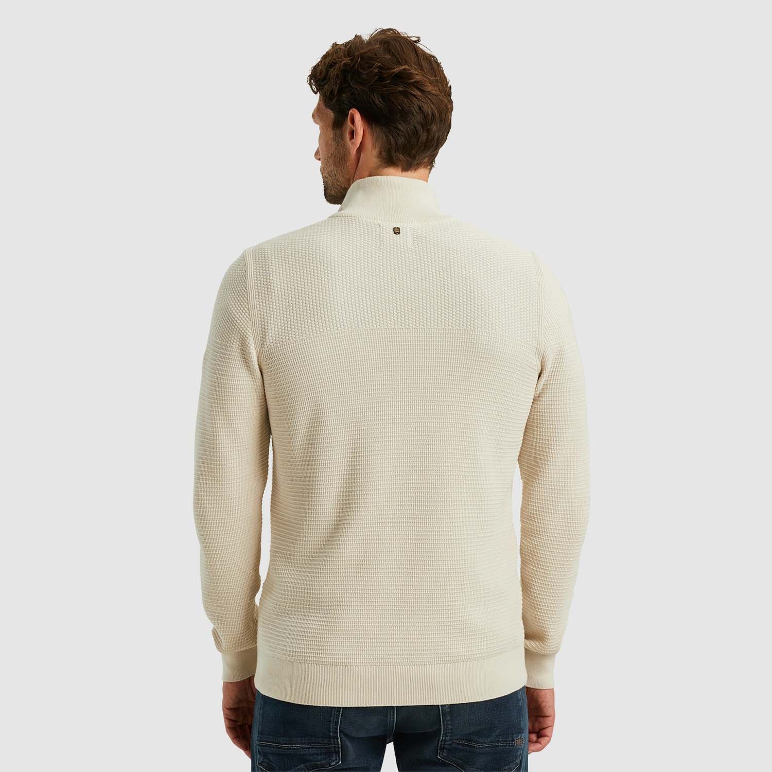 PME Legend  Half zip collar cotton mouline