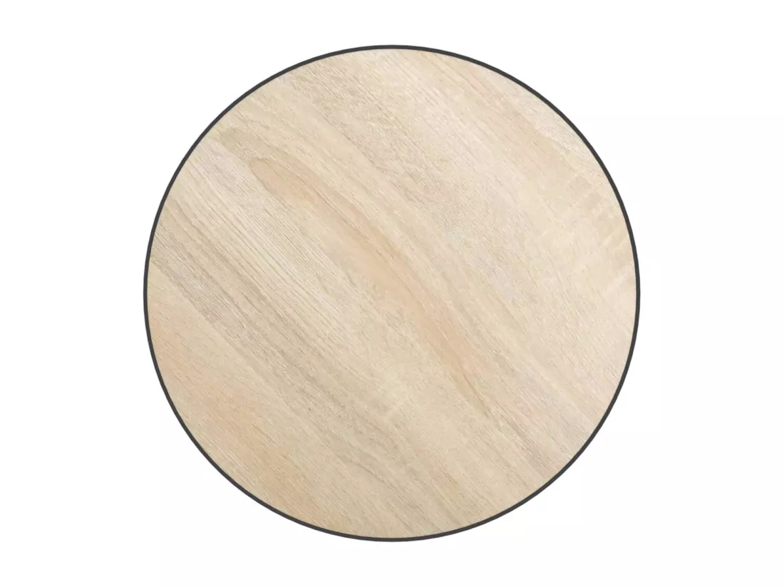 Table à thé Chêne Sonoma Ø35 cm MDF