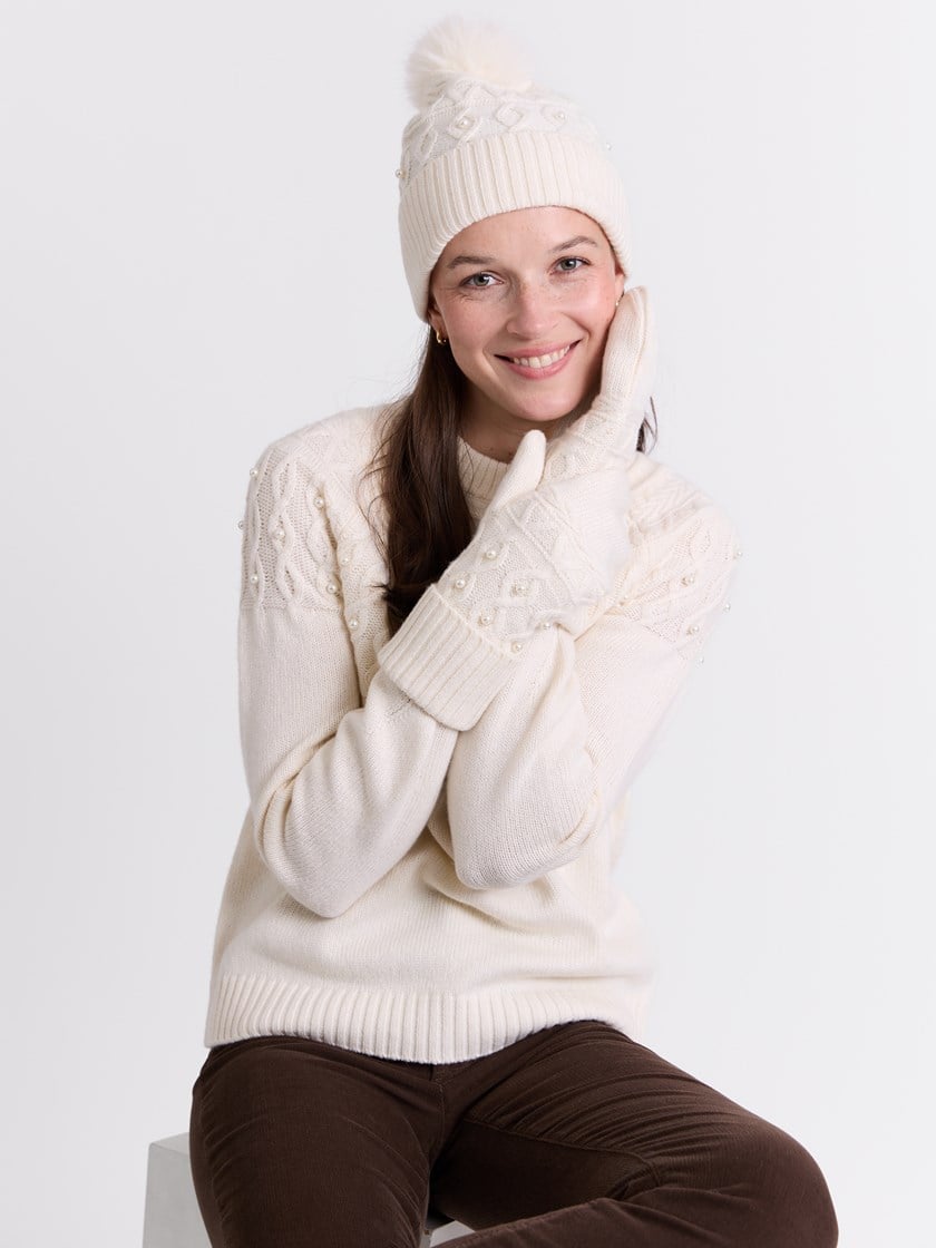 Iselin genser Marshmallow