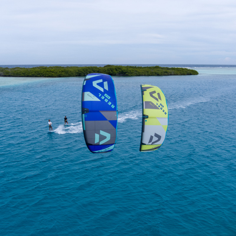 AILE DE KITESURF DUOTONE REBEL SLS 2024 BLUE/LIGHT GREY