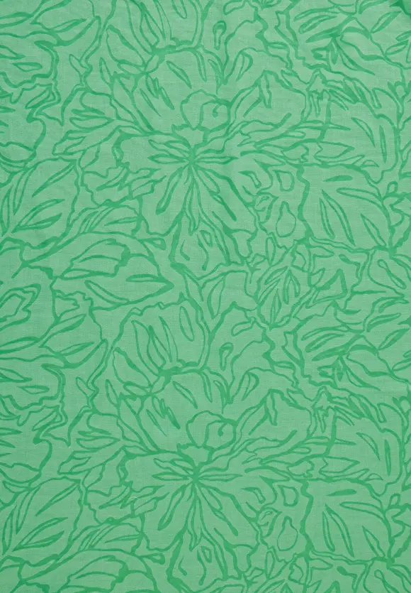 Loop mit Ausbrenner Print - celery green