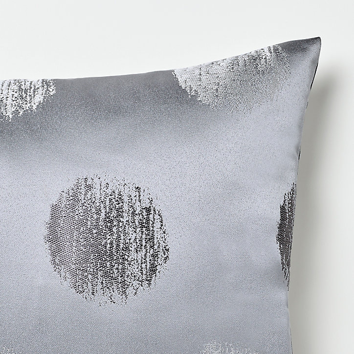Coussin GoodHome Kolla gris 45 x 45 cm