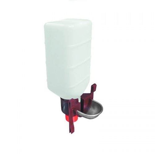 Bebedouro universal Gyc com garrafa de 2 litros, branco/cinza/vermelho