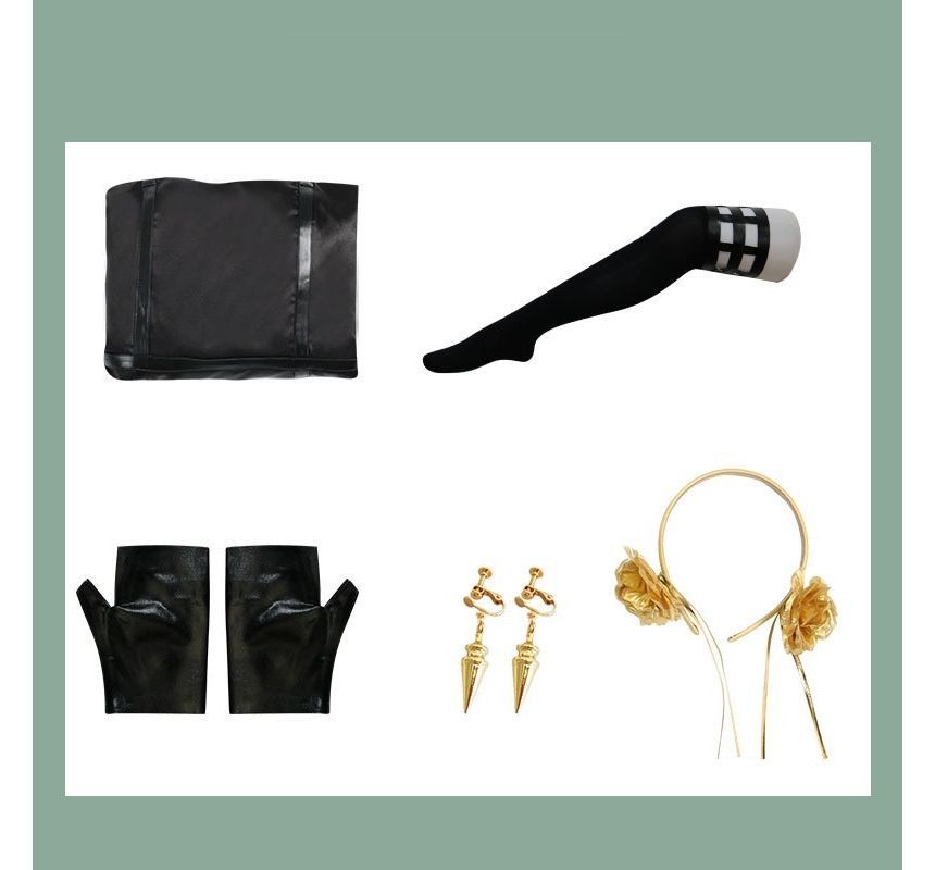 Bloomsoon - Set: Spy × Familie: Yor Forger Cosplaykostuum