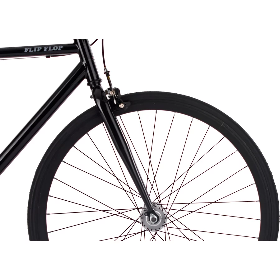 KS Cycling 28 Fahrrad Fixie Singlespeed Flip Flop schwarz schwarz