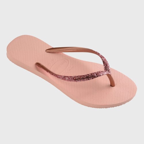 Tongs Femme Slim Glitter II Rose