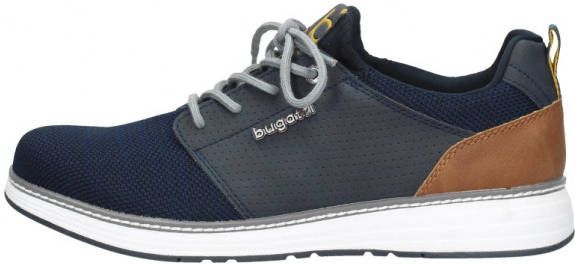 Bugatti Blauwe Vrijetijdssneakers voor Mannen Blue Heren