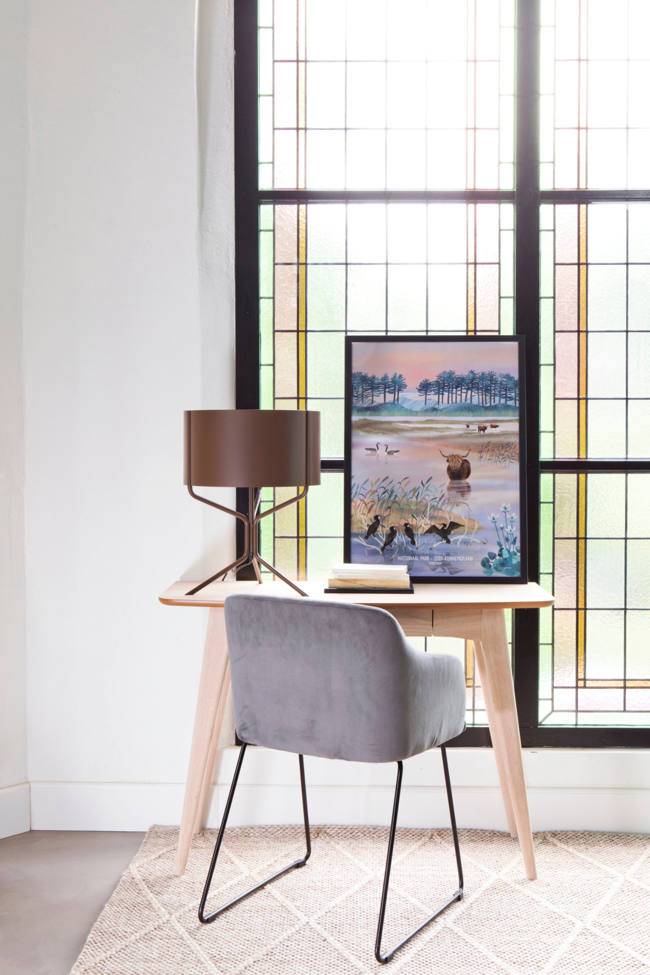 Skavsta Bureau - 105 x 45 cm - Licht Eiken